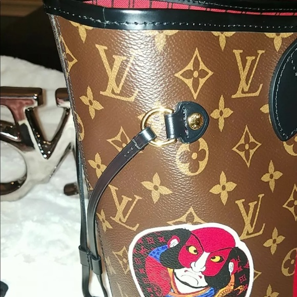 Limited Edition Louis Vuitton Kabuki Neverfull Bag - Picture 2 of 8